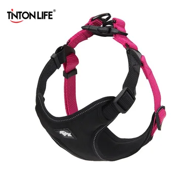 

Dog Harness Adjustable Soft Nylon Pet Harness Reflective Outdoor Adventure Dog Walking Vest