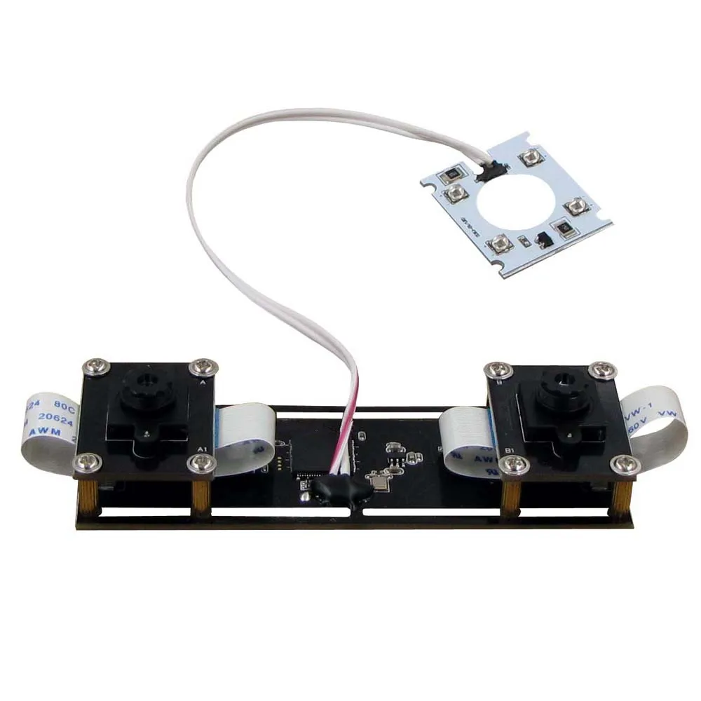 

IR Day Night Vision Synchronized 2MP 1080P Stereo Webcam Dual Lens USB Camera Module with Flexible Cable