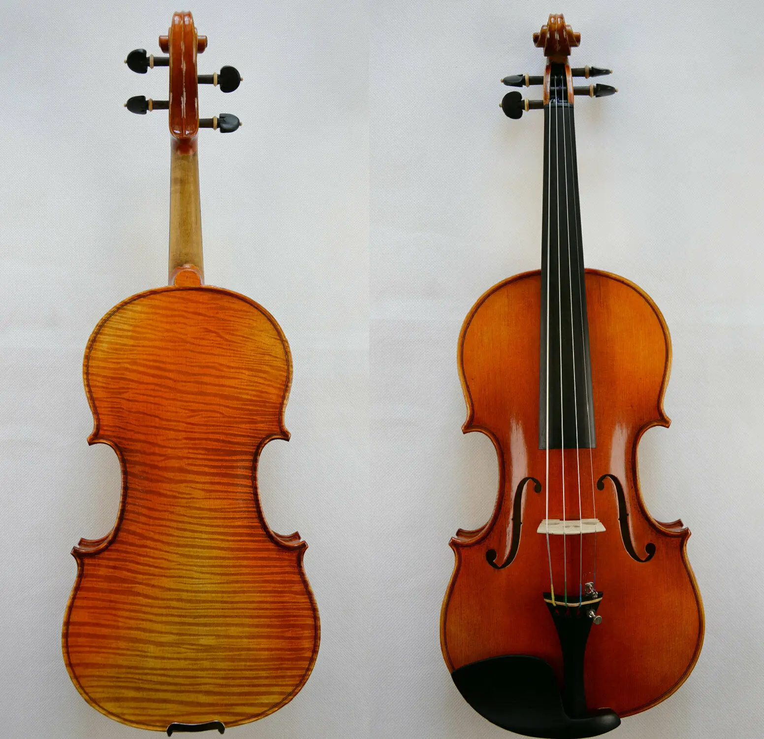 Удивительный звук скрипки Stradivari 1716 Messiah скрипка 1-P пламя обратно фактическая скрипка