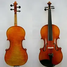 Удивительный звук скрипки Stradivari 1716 Messiah скрипка 1-P пламя обратно фактическая скрипка
