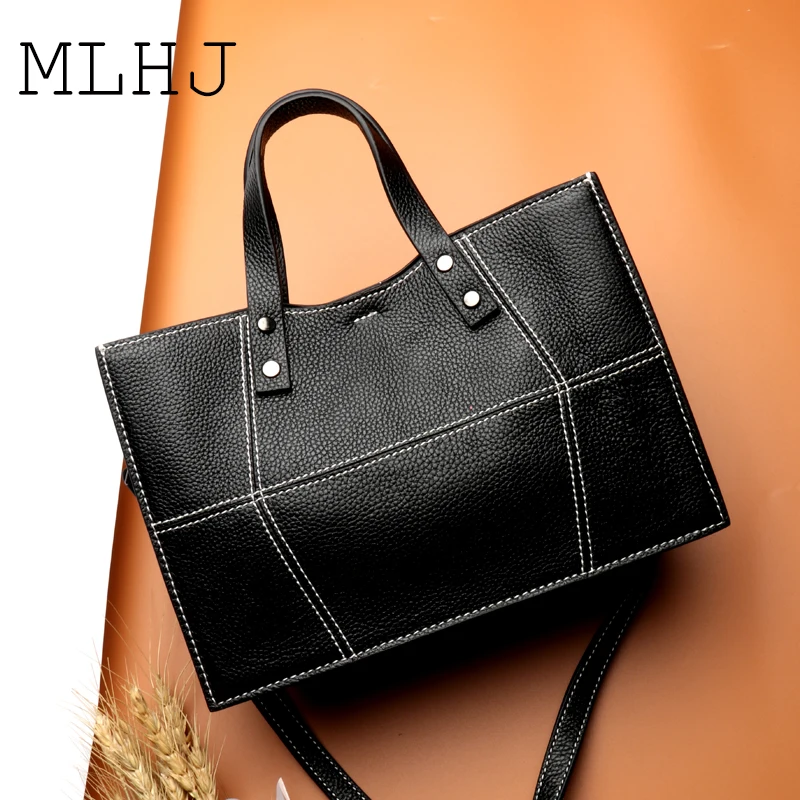 

MLHJ2018 new women's bag leather shoulder handbag Korean version of the zipper small square portable Messenger bag
