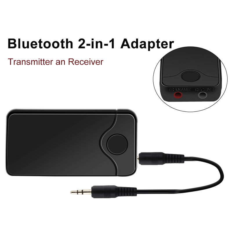 Новая одежда для маленькой девочки 2 в 1 Беспроводной Bluetooth передатчик и приемник Bluetooth V4.0 аудио адаптер с 3,5 мм аудио кабель+ зарядка через usb кабель 3C21