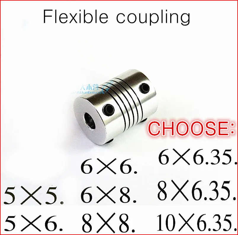 2PCS Encoder connector Aluminum alloy Flexible coupling,Winding Motor