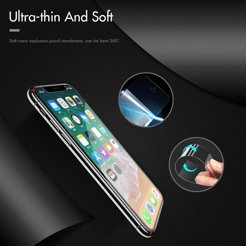 Взрывозащищенная пленка из фольги для iPhone 7 6 X SE 2020 Защитная 11 Pro XR XS Max 5 6S 8