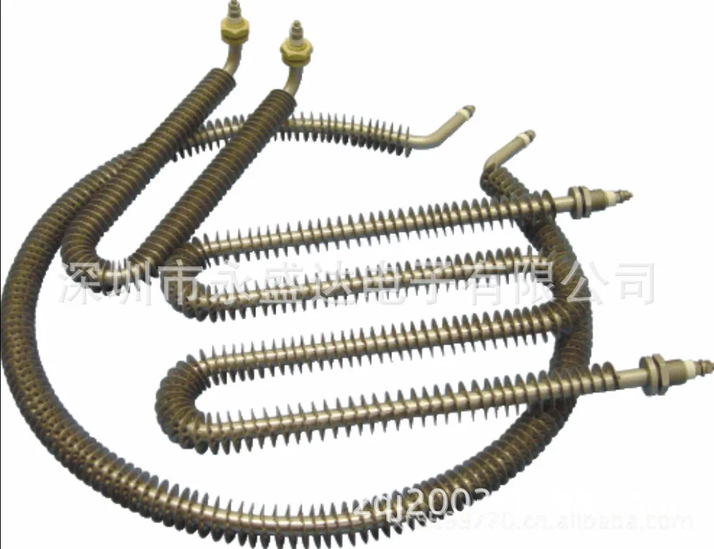 Spraying tunnel furnace heating tube heat pipe fins W type U type