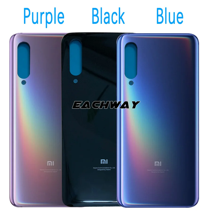 Оригинальная Новинка Крышка батарейного отсека для Xiaomi Mi 9 Задняя стеклянная