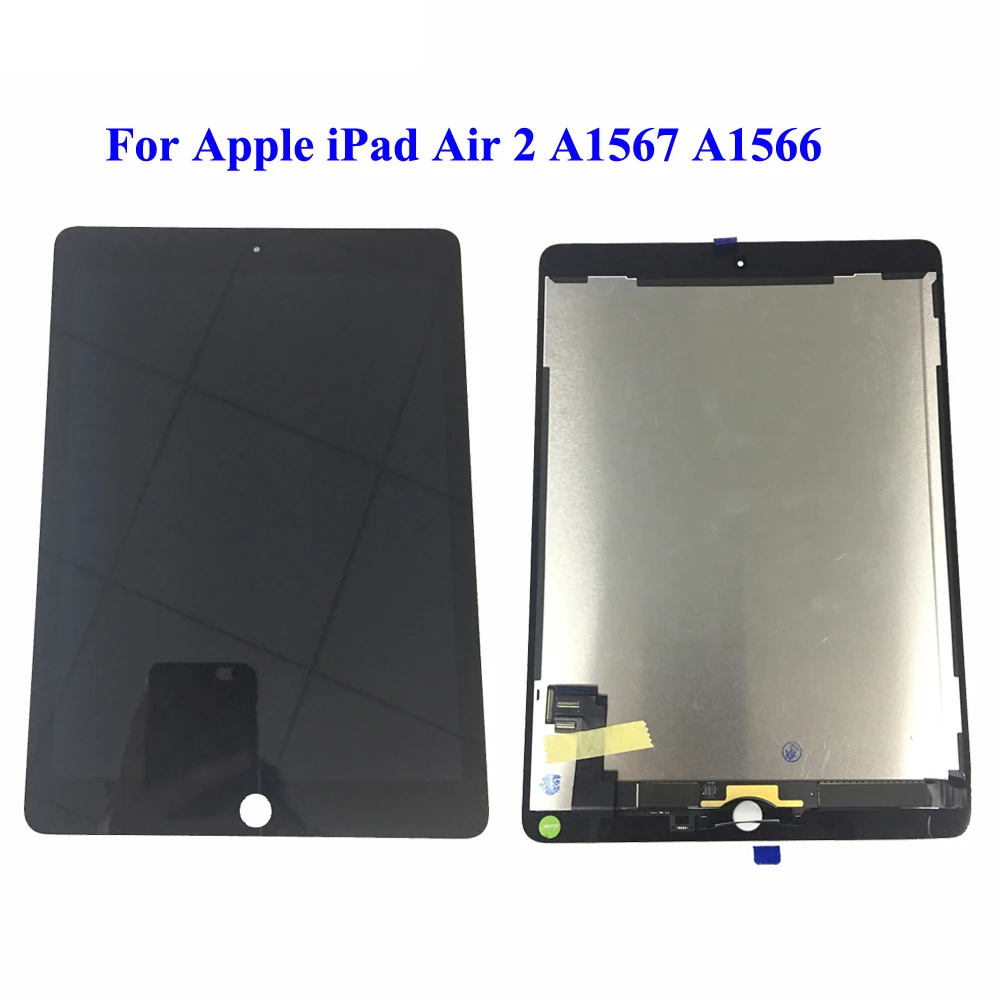

9.7 inch LCD screen For Apple iPad 6 Air 2 A1567 A1566 9.7'' 100% AAA+ Grade LCD Display Touch Screen Digitizer Assembly