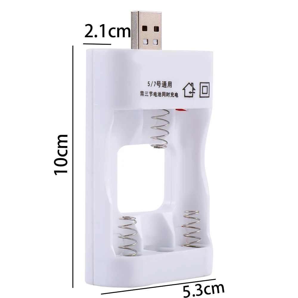 1 шт. модный 3 слота Универсальный 6 В зарядное устройство адаптер с USB