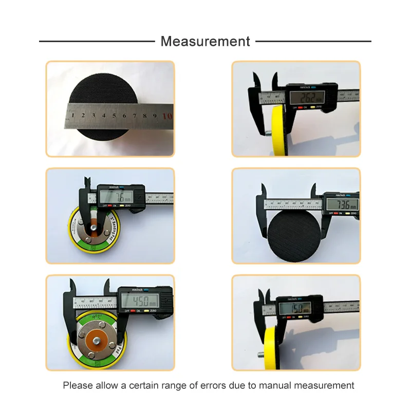 1 pollice 2 3 Gancio e Looping Backing Pad M14 Filettato Levigatura Pad Piastre di Supporto Auto Lucidatura Strumento per Roatry Lucidatrice