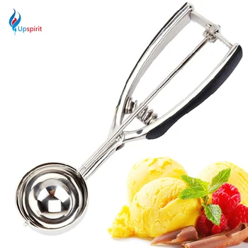 

Upspirit Stainless Steel Ice Cream Scoop Ball Shape Stack Melon Watermelon Baller Spoon Fruit Cookie Dough Scooper Kitchen Tools