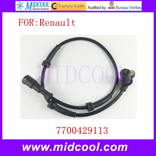 

New ABS Sensor Wheel Speed Sensor OEM 7700429113 for Renault