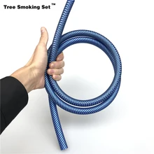 Синий силиконовый шланг для кальяна Manguera Cachimba трубки для кальяна Cachimba кальяна для силиконовых водопроводных труб аксессуары TGUAN0233