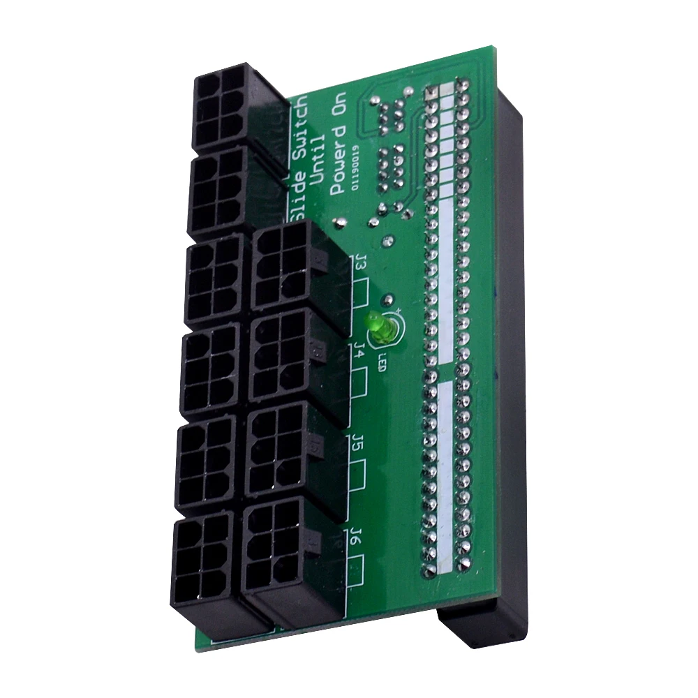 Плата блока питания CHIPAL ATX TAT 64 10 портов 6 контактный интерфейс для HP 1200 Вт 750 блок