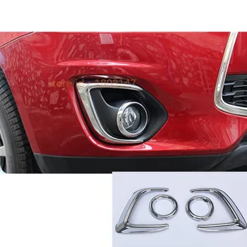 

Free shipping car head front inner fog light lamp detector frame stick ABS cover trims 4pcs For Mitsubishi ASX 2013 2014 2015
