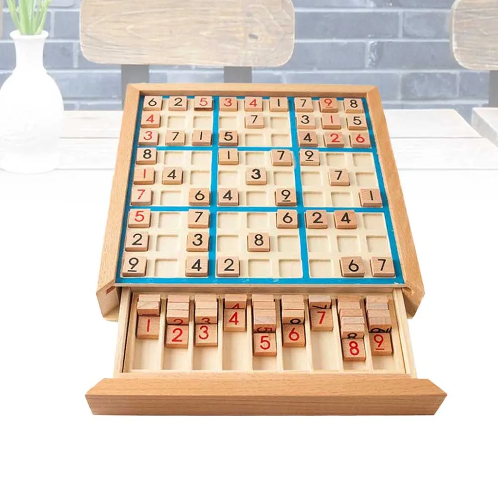 1 шт. обучающая интеллектуальная Sudoku обучающая логическая цифра шахматная доска Пазлы настольная игрушка настольная игра для детей