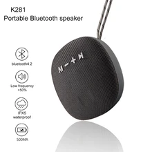 K281 Bluetooth динамик Портативный беспроводной колонки ткань водонепроницаемый внешний динамик стерео сабвуфер, адаптер-звукосниматель fm-радио музыка