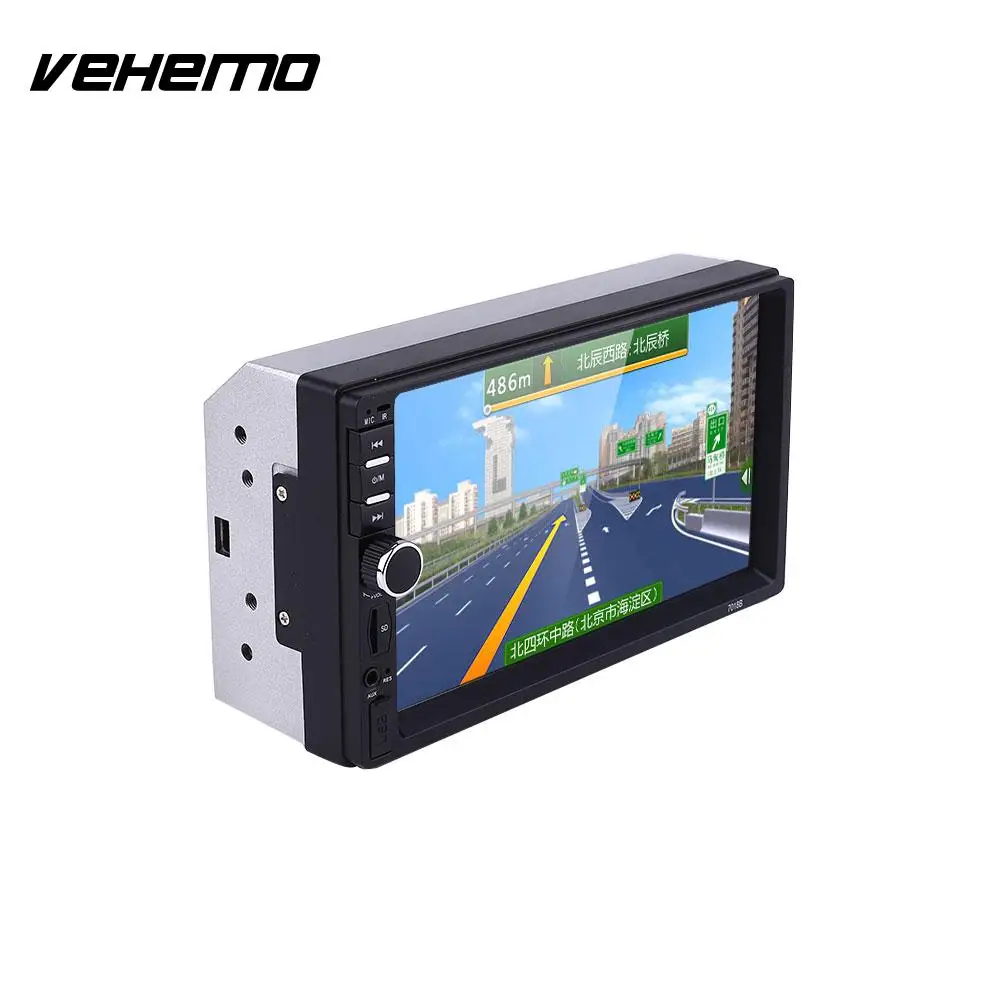

Car MP5 Player 7 Inches Double Spindle Touch Screen Car Bluetooth Support FM USB