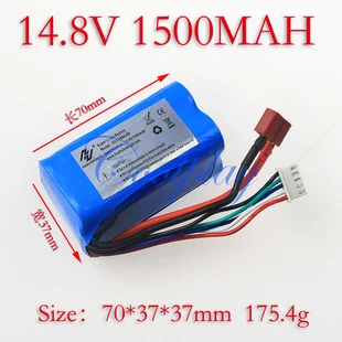 QS8006 14,8 V 1500mAh литий-ионная аккумуляторная батарея для G.T. Самая большая модель 134 см Радиоуправляемый вертолет QS8006 QS 8006