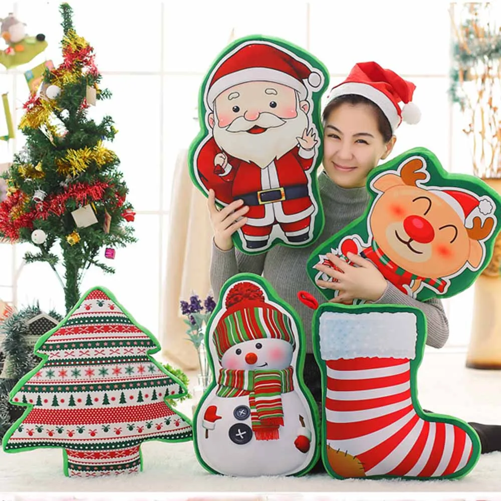 

New Qualited Pillow Covers Decorative Throw Chrismas Them Sonwman Pillow Cushions Children Pillow Home Dropshipping may14
