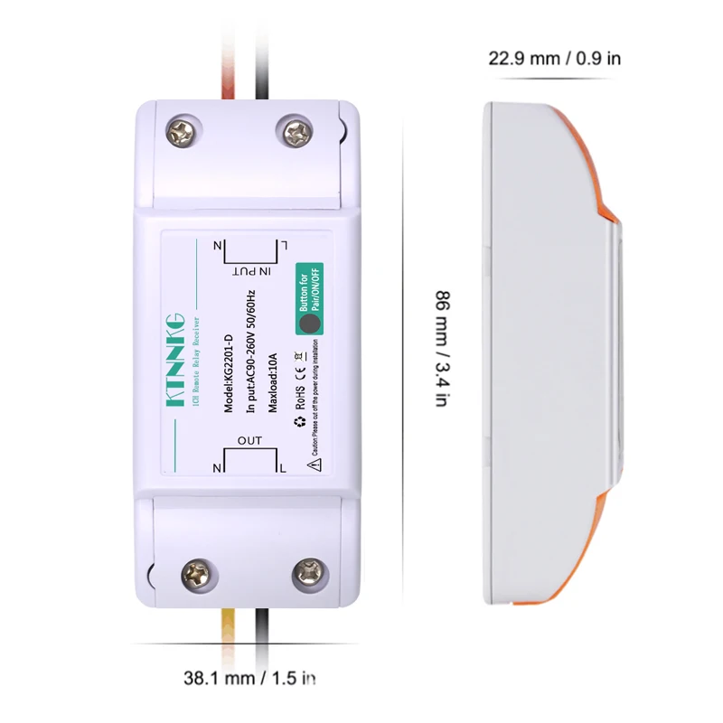 AC 220 В, умный пульт дистанционного управления, 1 комплект, релейный модуль, светодиодный контроллер, настенная панель, радиочастотная цепь, гаджеты, 1 кнопка, комплект, KTNNKG