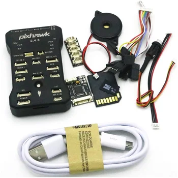 

Pixhawk PX4 Autopilot PIX 2.4.8 32 Bit Flight Controller + Safety Switch + Buzzer 4G SD +I2C Splitter Expand Module + USB cable