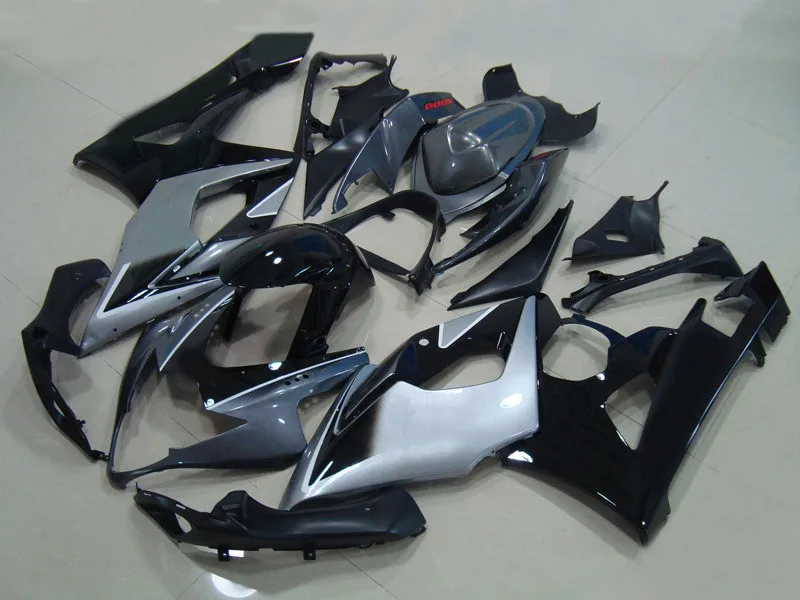Набор обтекателей для литья под давлением GSXR1000 K5 05 06 GSXR 1000 2005 2006 ABS серебристый
