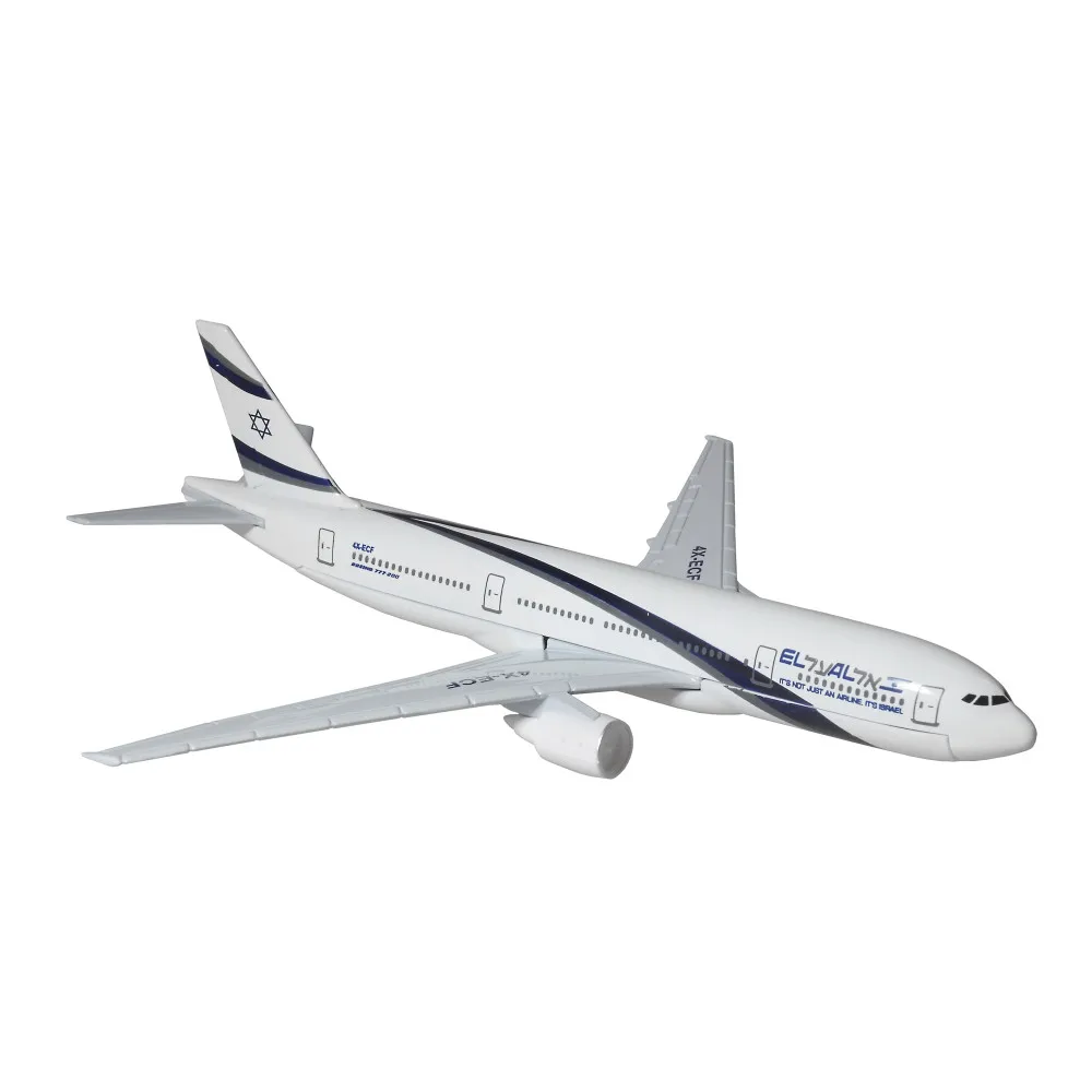 EL AL Israel Airlines Boeing 777 16 см металлическая модель самолета, подарок на день рождения ребенка, модели самолета, рождественский подарок