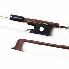 Diamond Carbon Fiber Material Violin Bow Pernambuco Performance! 4/4 Size Warm and Sweet Tone, Wonderful String Instrument Part