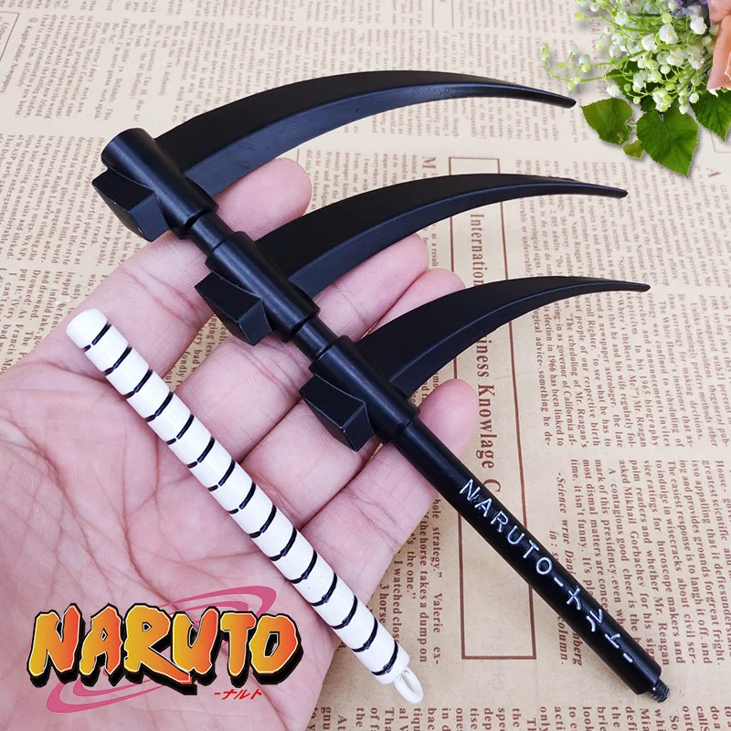 22 см большая аниме-фигурка Наруто Akatsuki Yugakure Hidan Kunai серп жнец Крюк модель 18 см фигурка Итачи опасная игрушка