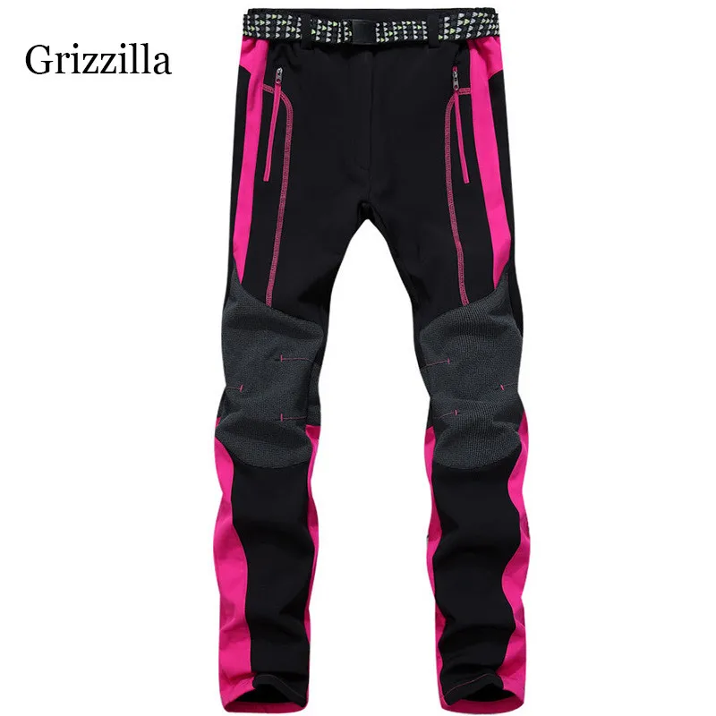 Grizzilla camping senderismo impermeable mujeres Invierno Caliente espesa fleece trekking Softshell Pantalones Grizzilla camping senderismo impermeable mujeres Invierno Caliente espesa fleece trekking Softshell Pantalones