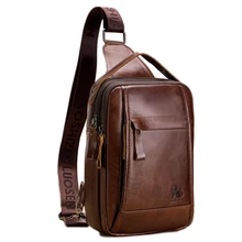 Модные стильные дизайнерские мужские нагрудные сумки, верхний слой, кожа, торговля, Ретро масло, воск, натуральная кожа, мужская сумка через плечо, дорожные сумки Bolsa