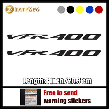 

motorcycle bike Fuel tank Wheels Fairing notebook Luggage helmet MOTO Sticker decals For Honda Honda VFR 400 VFR400