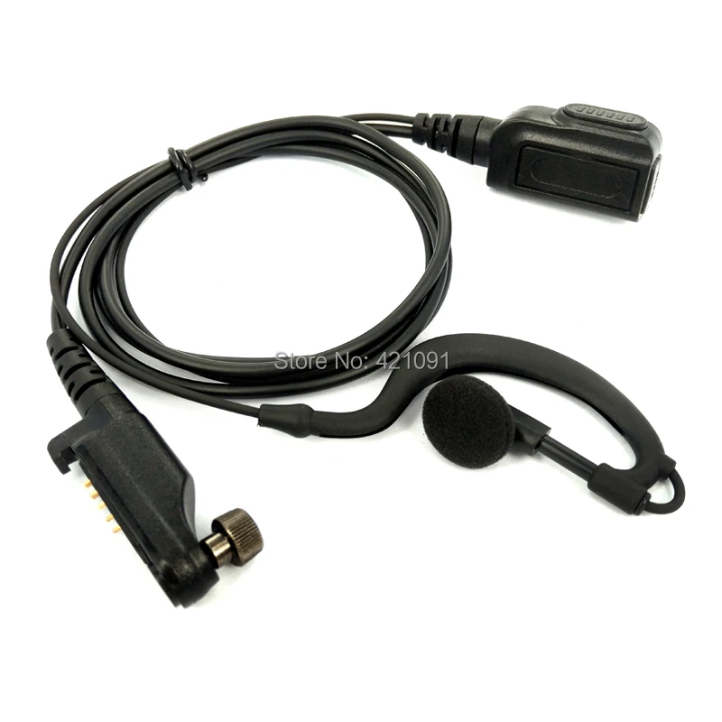 Рация с микрофоном гарнитура для HYT Hytera PD600 PD602 PD605 PD662 PD665 PD680 PD682 PD685 X1p X1e