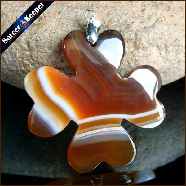 Natural Stone Leaf Shape Agates Slice Beads Charm Pendant Crystal Carved Jewelry Findings for Necklace Making Vintage Gift IS107