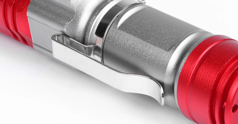 Clearance Bicycle light 4 color LED portable flashlight built-in rechargeable lithium battery USB charging waterproof zoom 3 mode lighting 14