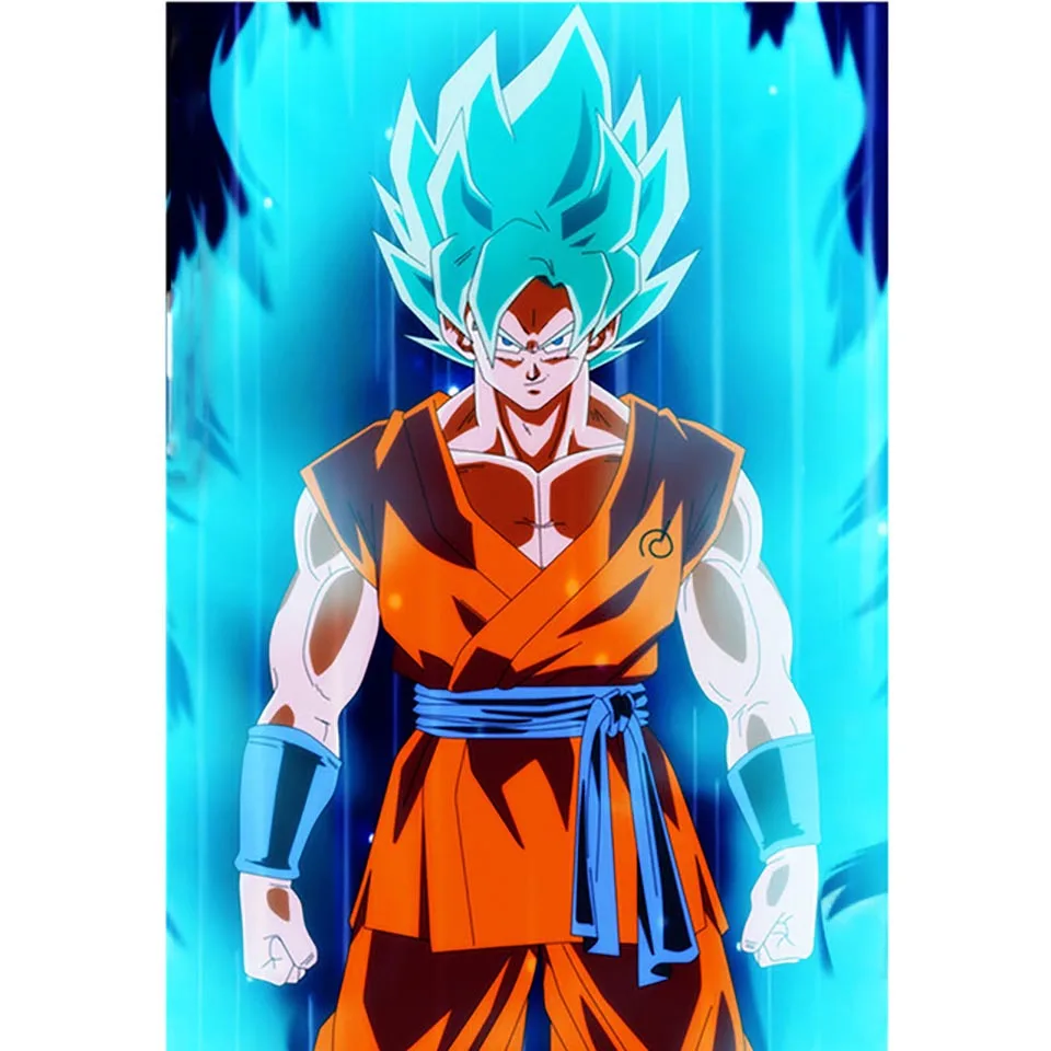 

5D DIY Diamond Painting Art Full Square Drill Dragon Ball Goku Animation Pictures Embroidery Mosaic Sale Cross Stitch Wall Decor