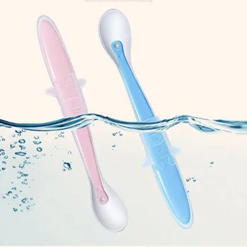 

Silicone Tools-for-patchwork Lot Soup Ladle Baby Spoons Children Flatware Cutlery Colher Spoon Feeding Dishes Tableware