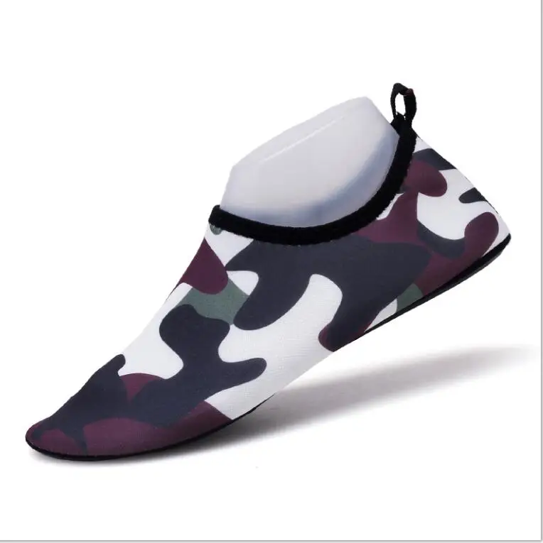 JawayKids удобная эластичная обувь для Для женщин и Для мужчин воды детей шлепанцы для Плавания детская пляжная обувь Человек туфли - Цвет: White