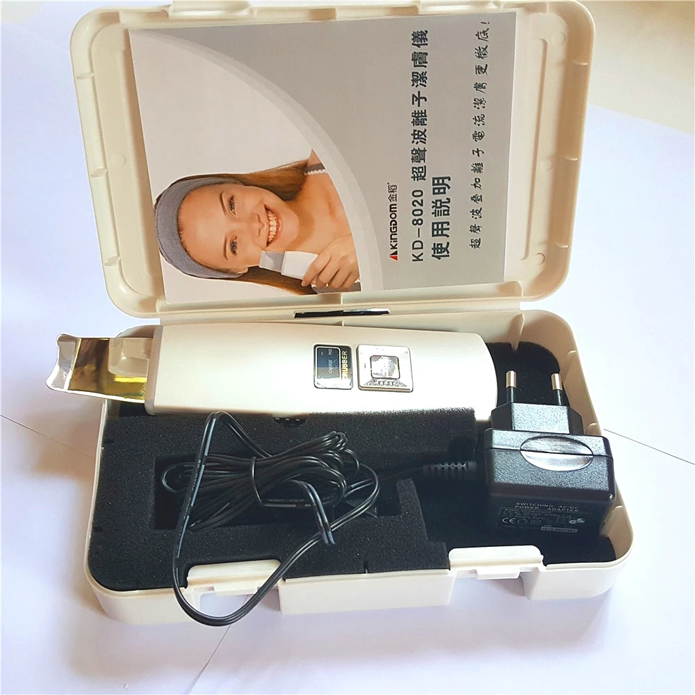 Portable Ultrasonic Facial Cleaner Face Care Tool Acne Removal Skin