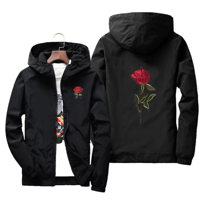Kopen JOOBOX jas windjack mannen vrouwen rose college jassen 2018 Lente Herfst Mode Jas heren Hooded mannen jas