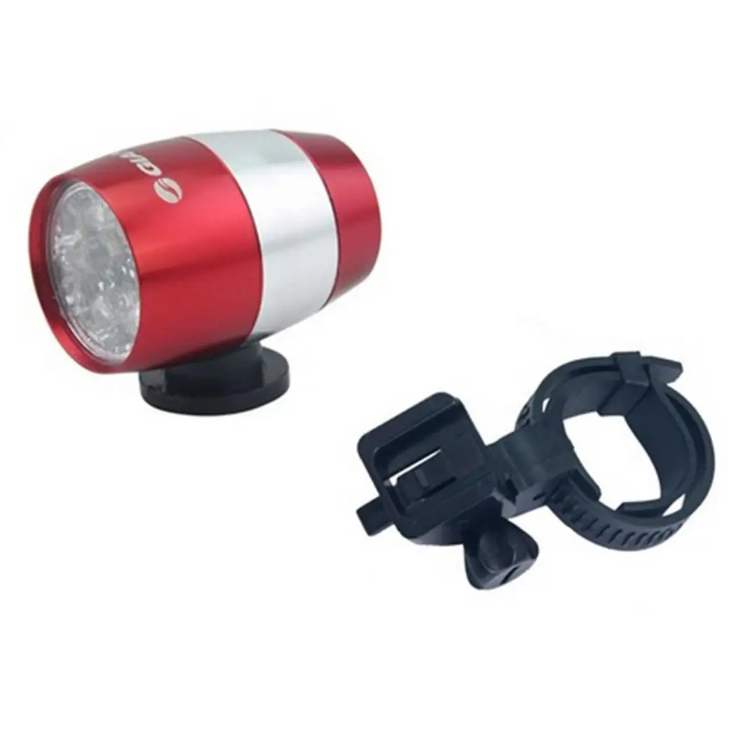 Perfect Bicycle Lights Waterproof Ultra Bright 6 LED Bicycle Bike Front Head Light Aluminium Alloy Mini Safety Cycling Flashlight Lights 2