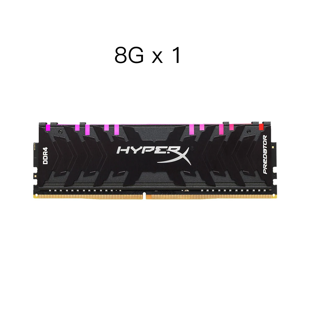 

HyperX Kingston Technology Predator Black 8GB DDR4 2933MHz RGB RAM Gaming Memory with Infrared Sync Technology Memory CL15