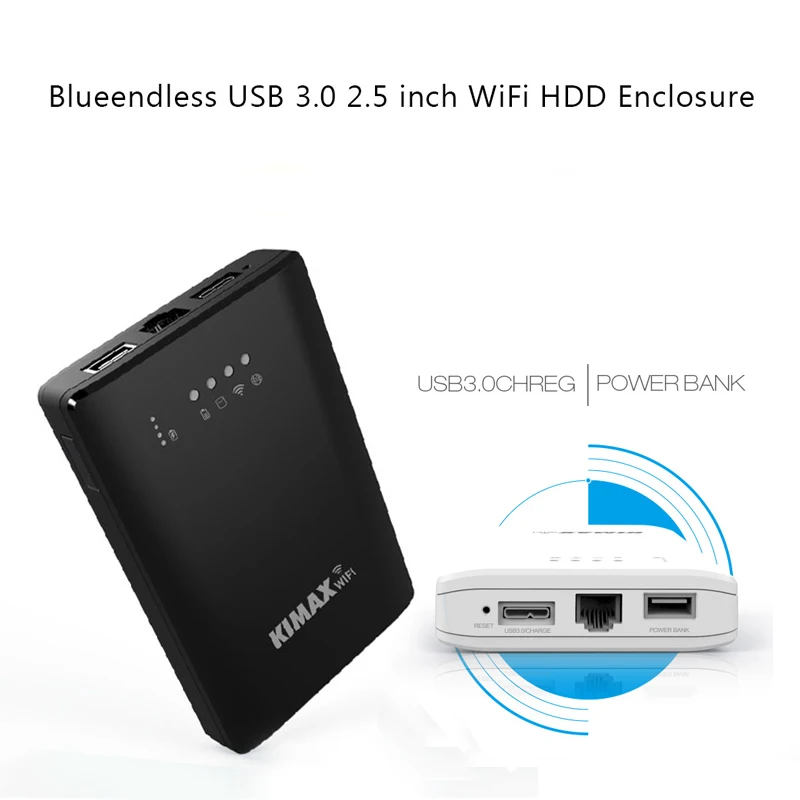 

2.5 inch usb 3.0 hdd adapter harddisk case sata external up to 1TB with WiFi router and power bank hdd mounting bracket