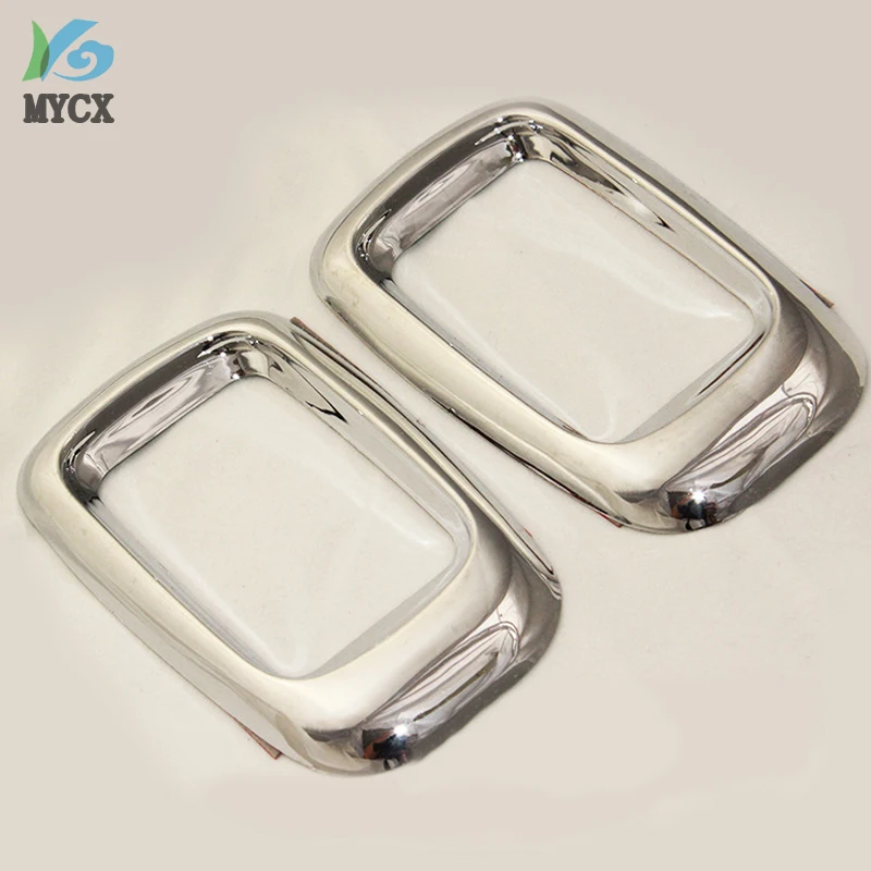 Chrome side lamp rim trim For Toyota Land cruiser Prado FJ90 3400 Spoiler SUV ABS Car Styling accessories 80 | Автомобили и