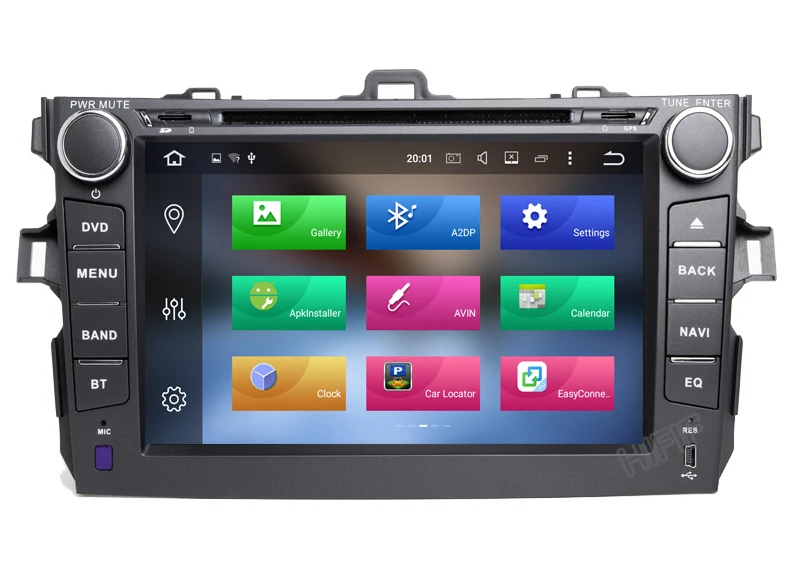 Top IPS Octa Core IPS 4G RAM Android 8.0 Car DVD Player for Toyota Corolla 2007 2008 2009 2010 2011 Car Radio With 32G ROM Bluetooth 11