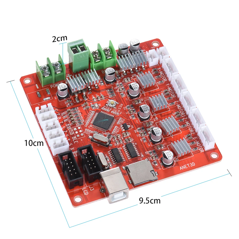 Anet A1284-Base Управление материнской платы Материнская плата для Anet A8 DIY самостоятельной сборки 3D настольный принтер