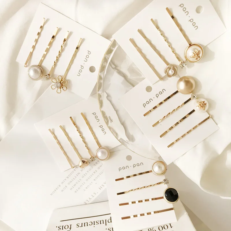 

New Arrival 3Pcs/Set Pearl Metal Women Hair Clip Bobby Pin Barrette Hairpin Hair Accessories Beauty Styling Tools Dropshipping