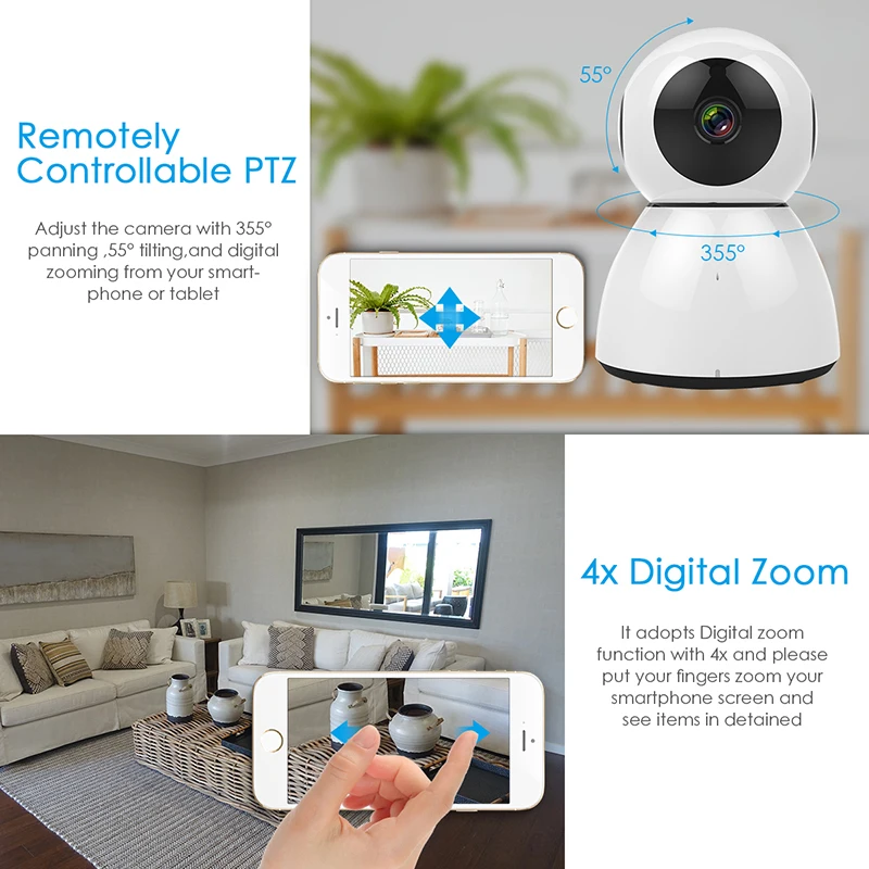 Wide Angle Wireless WiFi Home Security Camera Night Vision Baby Motion Detection Baby Sleeping Care Safety Electric Monitor Wide Angle Wireless WiFi Home Security Camera Night Vision Baby Motion Detection Baby Sleeping Care Safety Electric Monitor
