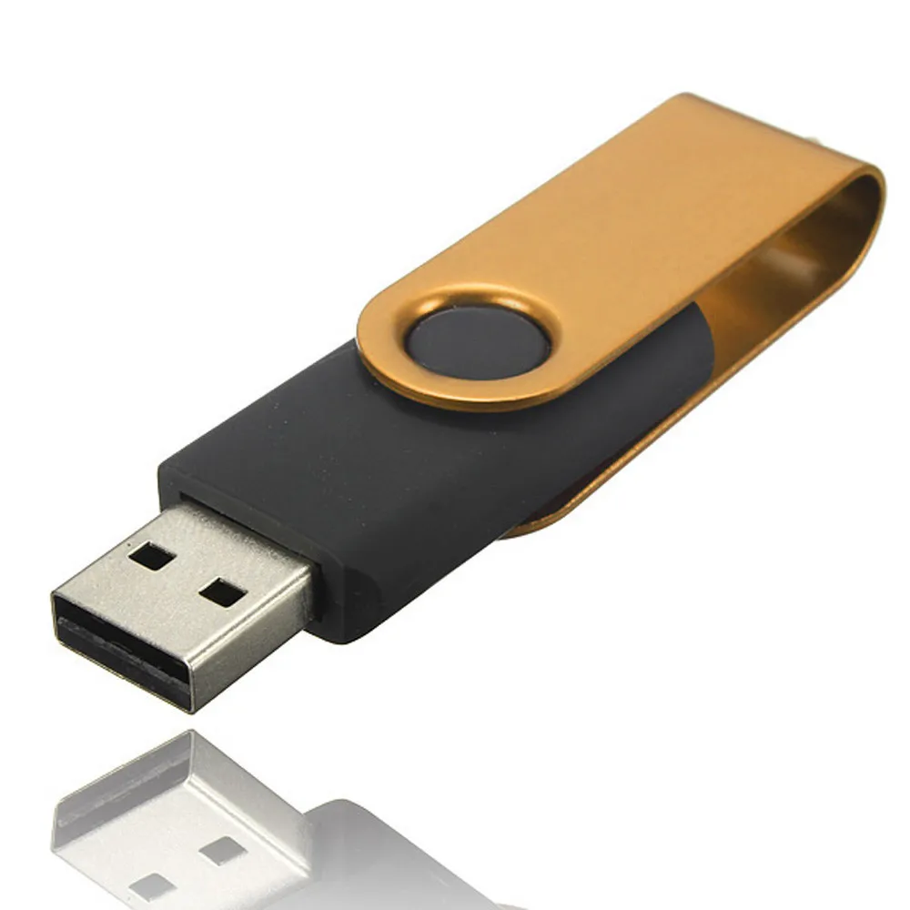 2017 8 ГБ поворотный USB 2.0 металл флэш-памяти для хранения Thumb U диск челнока AU10