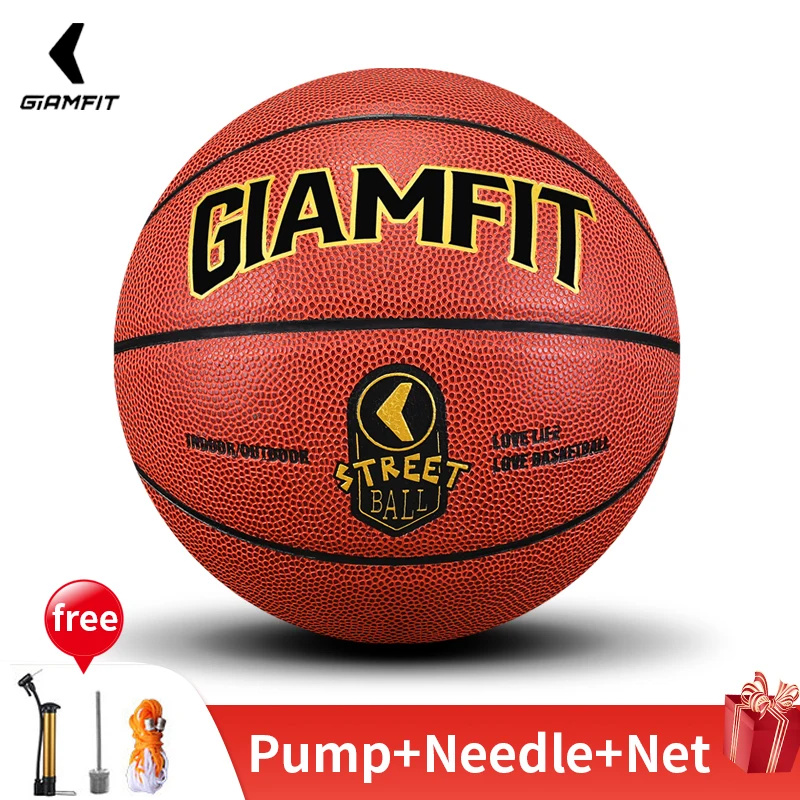 

Brand New Basketball Ball Size 5/7 PU Leather Inflatable Basketball Free Gift Outdoor Indoor Match Training Equipment Basquete